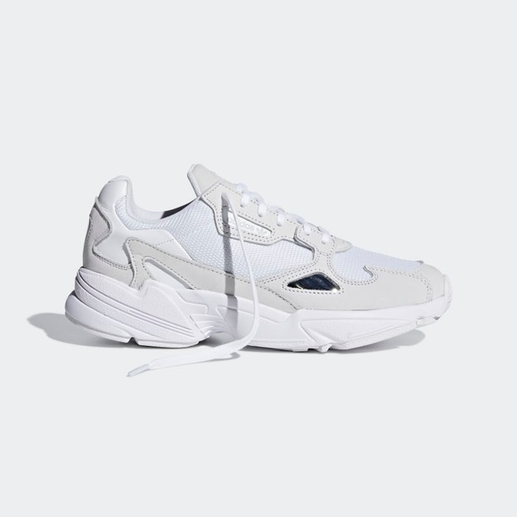 Adidas Falcon Women’s Triple White Multi Sz - Picture 7 of 8
